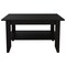 Tuhome Essential Coffee Table, One Shelf, Four Legs, Black MLW5602 - alternate 2